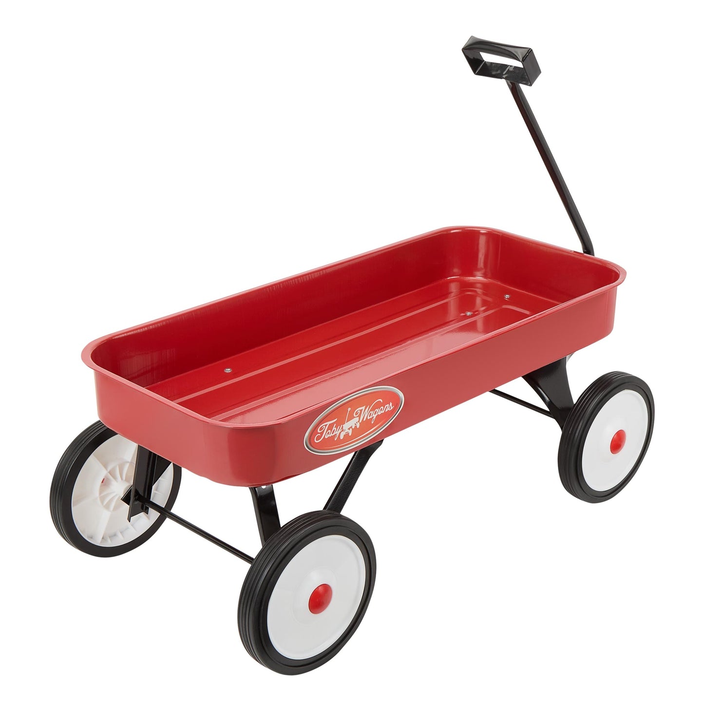 Toby Classic Pull Along Red Wagon / Cart / Trolley / Truck / Garden Toy